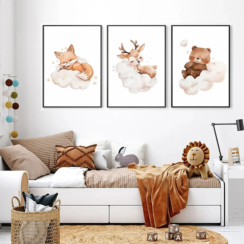 Baby Nursery Picture Frames - Quadro su tela senza cornice con