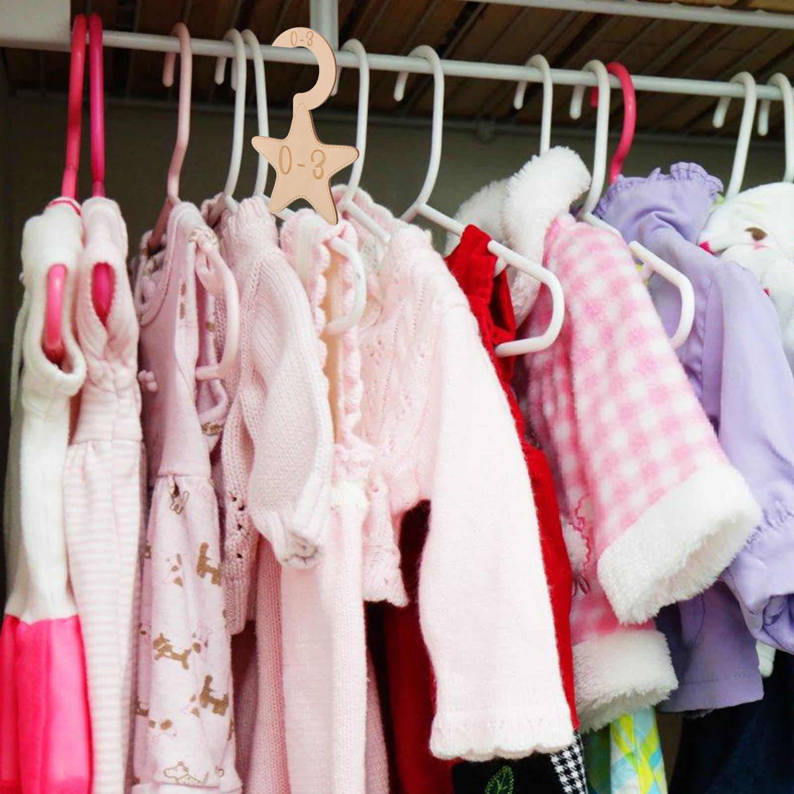 Closet Organizer Baby - 7 divisori per armadio per vestiti