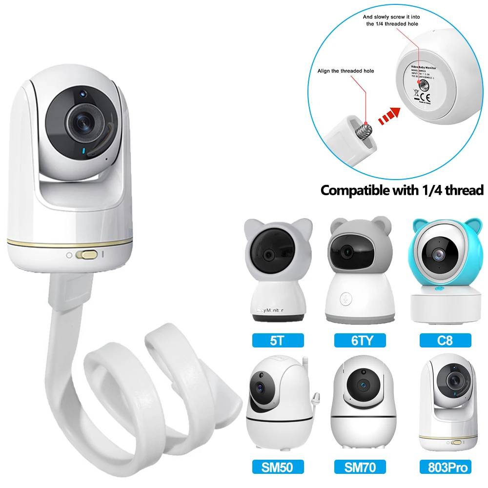 Baby Nursery Camera - Supporto Flessibile per Baby Monitor, Staffa