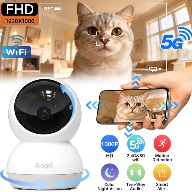 Baby Nursery Camera - Telecamera di Sicurezza WiFi Intelligente Dual