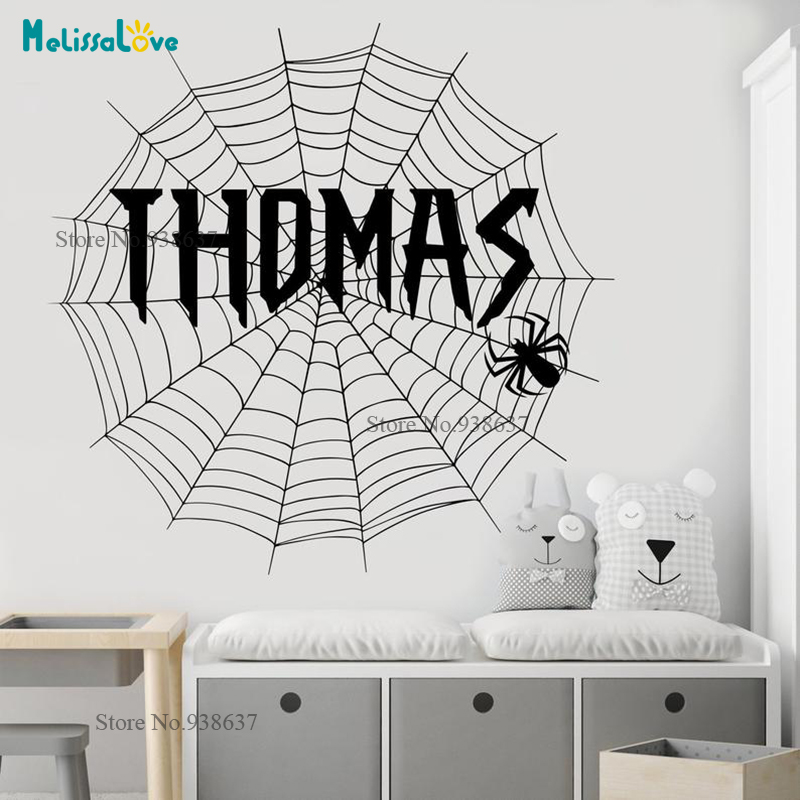 Baby Nursery Themes Boy - Adesivi a tema ragno Adesivo personalizzato