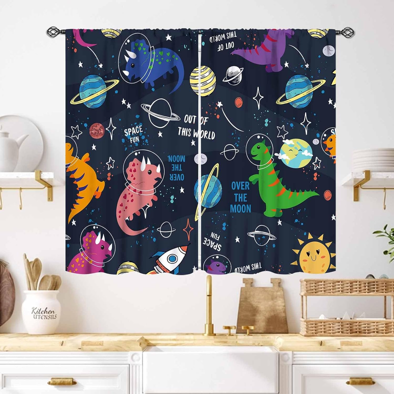 Baby Nursery Themes Boy - Tende di dinosauro per la cameretta