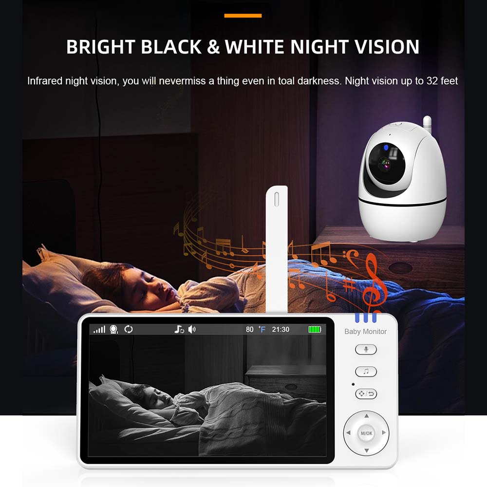 Video Baby Monitor da 5 pollic - Baby Nursery Camera recensione e prezzo