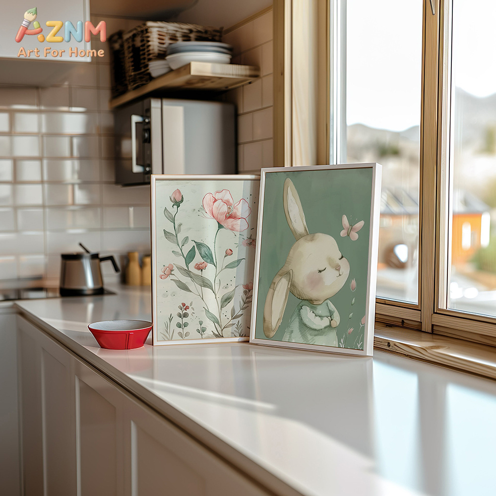 Set di 3 Quadri su Tela con Co - Baby Nursery Picture Frames recensione e prezzo