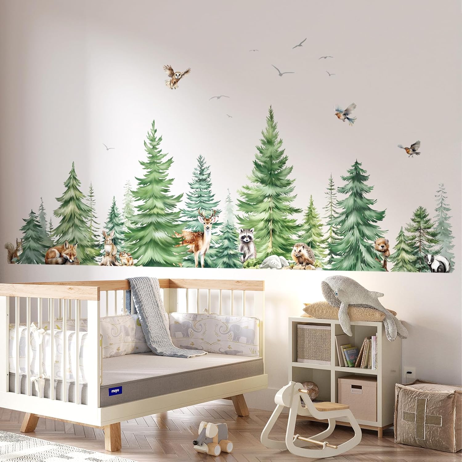 Grande acquerello albero di pi - Baby Nursery Set Furniture recensione e prezzo
