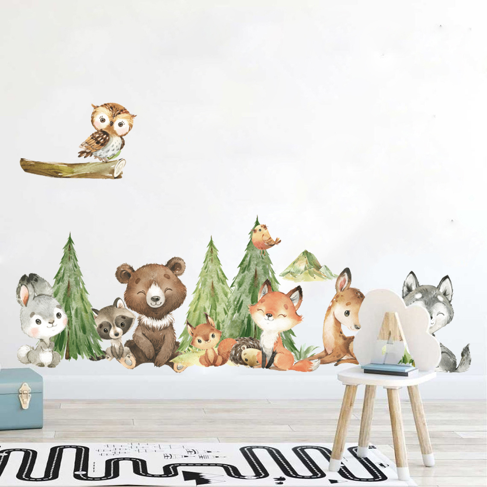 Cartoon Acquerello Foresta Ani - Baby Nursery Set Furniture recensione e prezzo