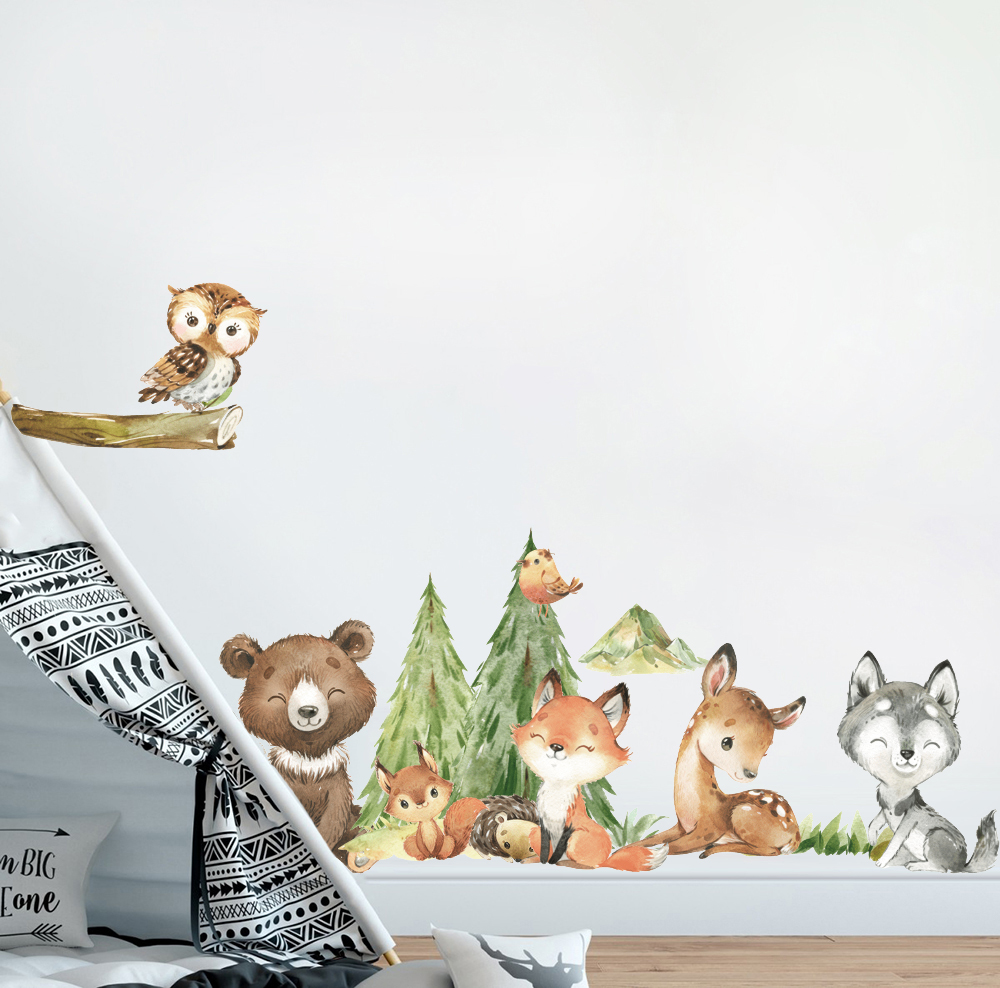 Cartoon Acquerello Foresta Ani - Baby Nursery Set Furniture recensione e prezzo