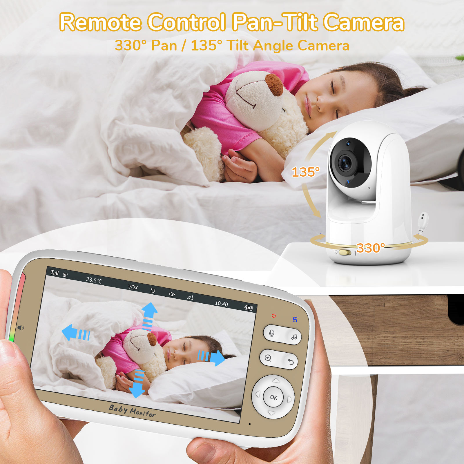 VB803 PRO HD 720P Baby Monitor - Baby Nursery Camera recensione e prezzo