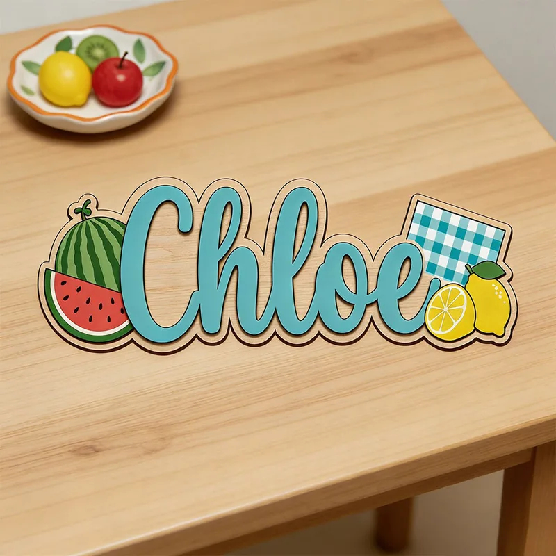 Insegna in Legno Personalizzat - Baby Nursery Name Wall Art recensione e prezzo