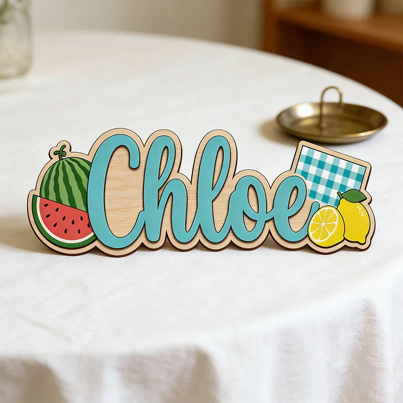 Insegna in Legno Personalizzat - Baby Nursery Name Wall Art recensione e prezzo