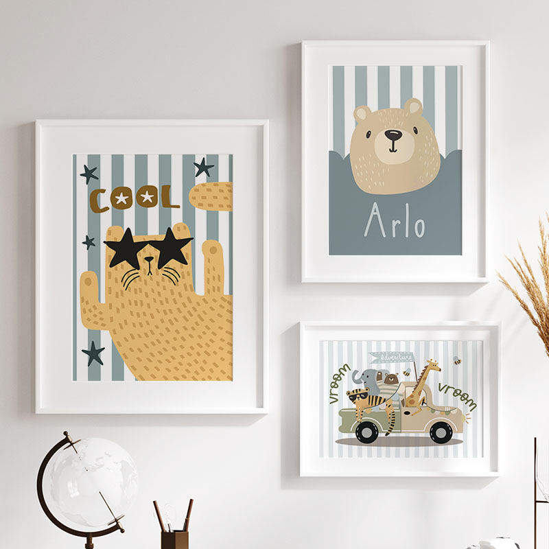 Quadri su tela personalizzati  - Baby Nursery Name Wall Art recensione e prezzo