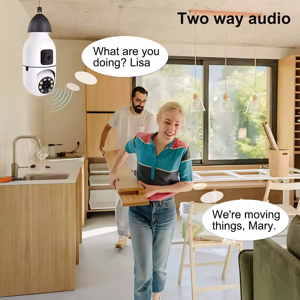 Telecamera IP WiFi E27 con Lam - Baby Nursery Camera recensione e prezzo