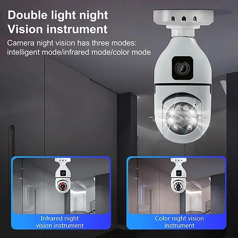 Telecamera IP WiFi E27 con Lam - Baby Nursery Camera recensione e prezzo