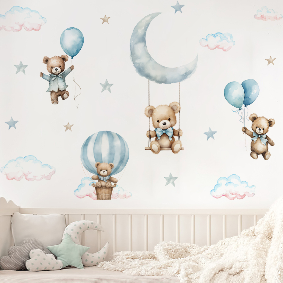 Adesivi murali nuvola con mong - Baby Nursery Set Furniture recensione e prezzo