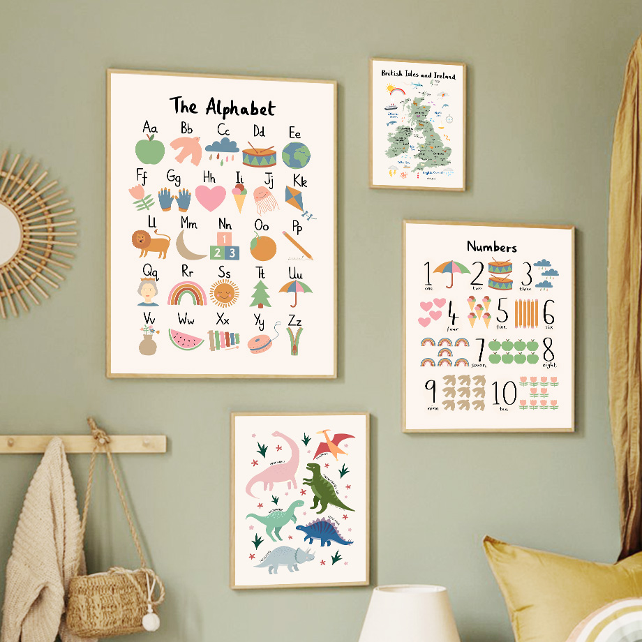 Mappa del Mondo Animale con Di - Baby Nursery Animal Pictures recensione e prezzo
