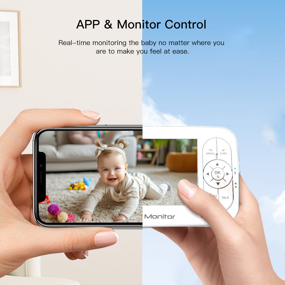 5 pollici 2MP 1080P APP teleco - Baby Nursery Camera recensione e prezzo