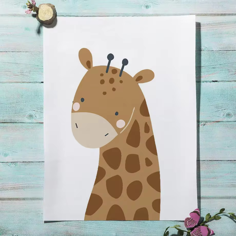 Rainbow Sun Lion Dinosaur Alph - Baby Nursery Animal Pictures recensione e prezzo