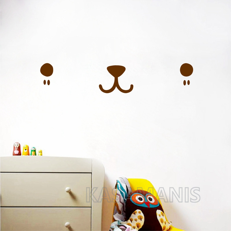 Carino Kawaii faccia Wall Art  - Baby Nursery Set Furniture recensione e prezzo