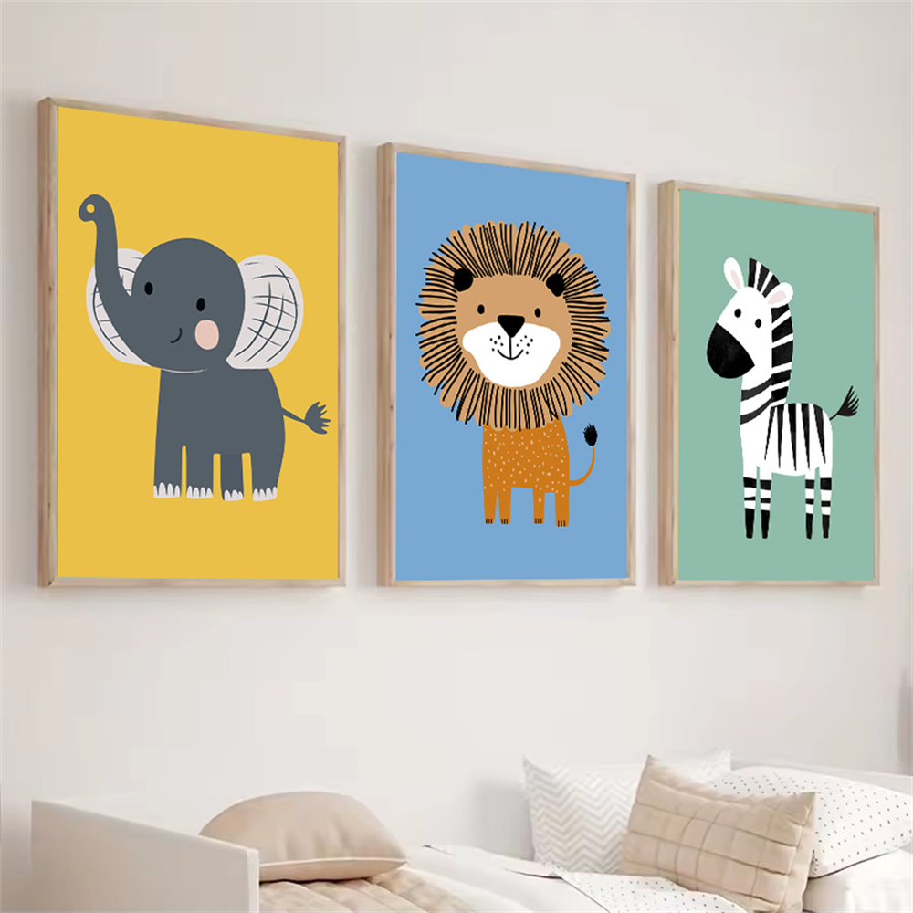 Quadri su tela con animali dei - Baby Nursery Animal Pictures recensione e prezzo