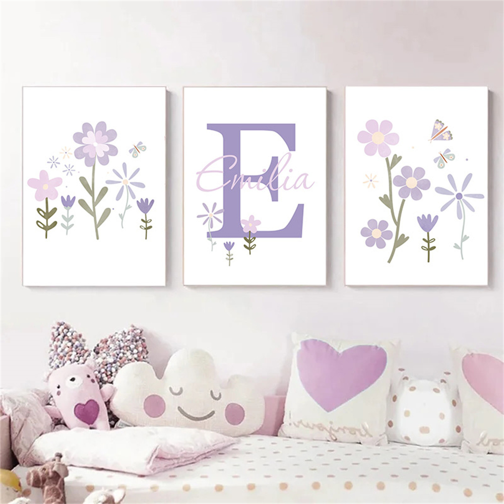 Nome della neonata Poster pers - Baby Nursery Name Wall Art recensione e prezzo