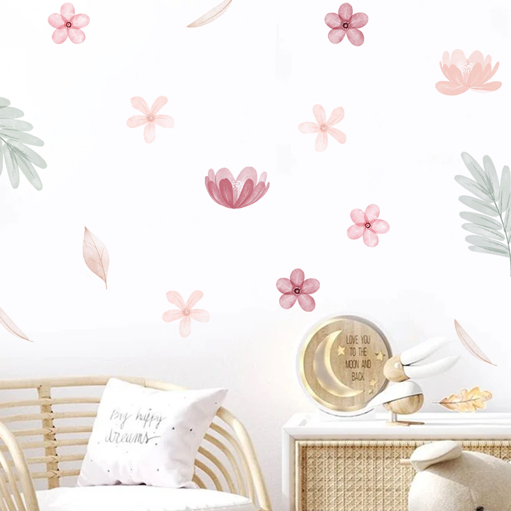 Boho Leaves Botanical Decalcom - Baby Nursery Set Furniture recensione e prezzo