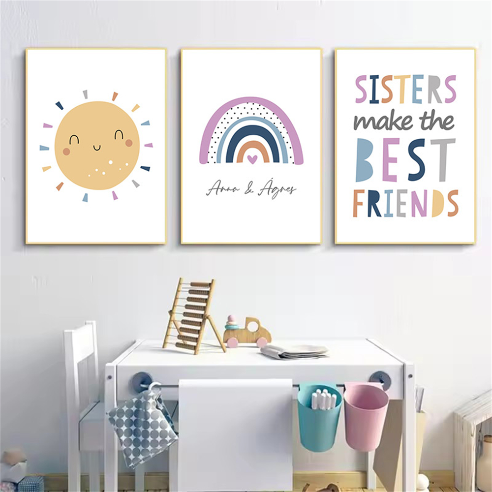 Poster personalizzato con nome - Baby Nursery Name Wall Art recensione e prezzo
