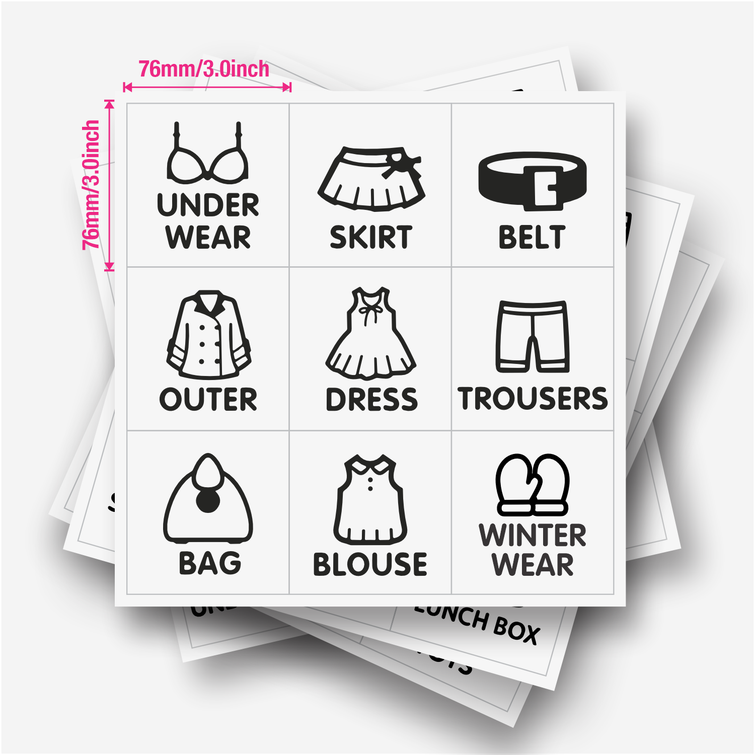 9 etichette per foglio, etiche - Closet Organizer Baby recensione e prezzo