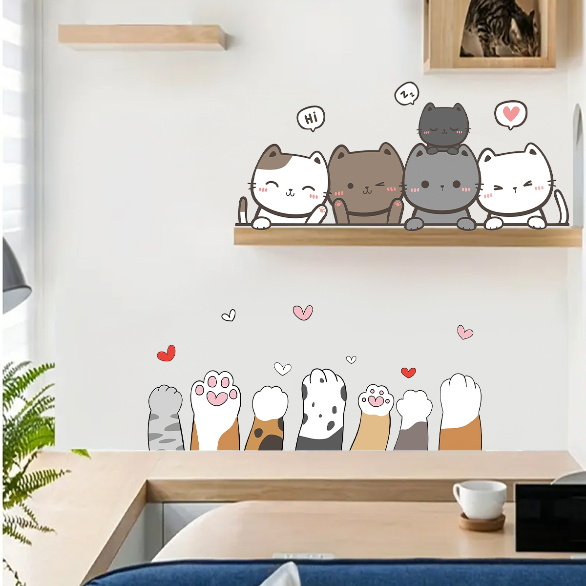 1Pc Cartoon Cute Cat Claw for  - Baby Nursery Set Furniture recensione e prezzo